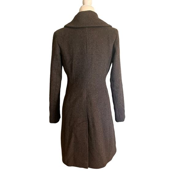 Cole Haan Harriet Longline Wool Coat Size 4 Gray - Picture 10 of 13